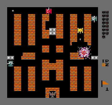 Vs. Battle City screen shot game playing